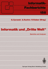 Informatik und &bdquo;Dritte Welt&ldquo; - 