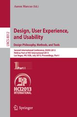 Design, User Experience, and Usability: Design Philosophy, Methods, and Tools - 