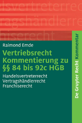 Vertriebsrecht - Raimond Emde