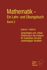 Mathematik - Ein Lehr- und &Uuml;bungsbuch: Band 3