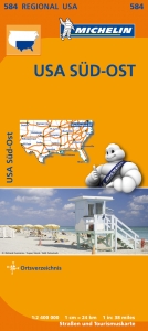 Michelin Karte USA Süd-Ost. Southeastern USA - 
