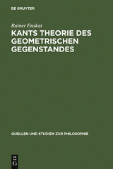Kants Theorie des geometrischen Gegenstandes - Rainer Enskat