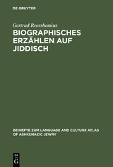 Biographisches Erz&auml;hlen auf Jiddisch - Gertrud Reershemius