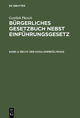 Recht der Schuldverh&auml;ltnisse