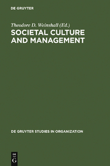 Societal Culture and Management - 
