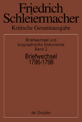 Briefwechsel 1796-1798 - 