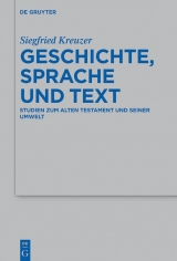 Geschichte, Sprache und Text -  Siegfried Kreuzer