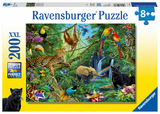 Ravensburger Kinderpuzzle - 12660 Tiere im Dschungel - Tier-Puzzle f&uuml;r Kinder ab 8 Jahren, mit 200 Teilen im XXL-Format