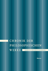 Chronik der philosophischen Werke - Arnim Regenbogen