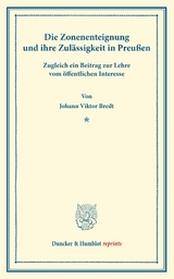 Die Zonenenteignung - Johann Viktor Bredt