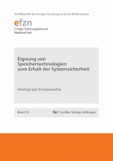 Eignung von Speichertechnologien zum Erhalt der Systemsicherheit