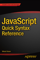 JavaScript Quick Syntax Reference - Mikael Olsson