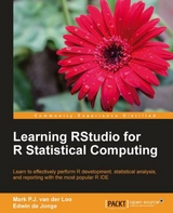 Learning RStudio for R Statistical Computing -  Jonge Edwin de   Jonge,  derLoo Mark van derLoo