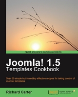 Joomla! 1.5 Templates Cookbook -  Carter Richard Carter