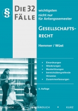 32 F&auml;lle Gesellschaftsrecht - Karl-Edmund Hemmer, Achim W&uuml;st
