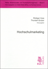 Hochschulmarketing -  R&ouml;diger Voss,  Thorsten Gruber