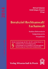 Berufsziel Rechtsanwalt-Fachanwalt. - 