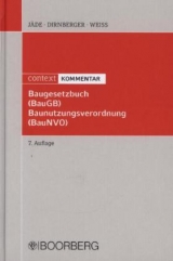 Baugesetzbuch (BauGB) Baunutzungsverordnung (BauNVO) - Henning J&auml;de, Franz Dirnberger, Josef Wei&szlig;
