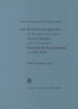 Kataloge Bayerischer Musiksammlungen (KBM) - Benediktinerinnenabtei Frauenw&ouml;rth und Pfarrkirchen Indersdorf, Wasserburg am Inn und Bad T&ouml;lz