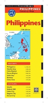 Philippines Travel Map Fifth Edition - Periplus Editors