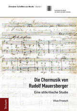Die Chormusik von Rudolf Mauersberger - Vitus Froesch