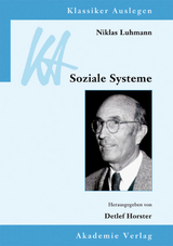 Niklas Luhmann: Soziale Systeme - 