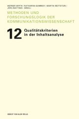 Qualit&auml;tskriterien in der Inhaltsanalyse - 