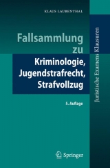 Fallsammlung zu Kriminologie, Jugendstrafrecht, Strafvollzug - Laubenthal, Klaus