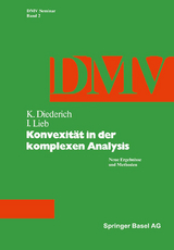 Konvexit&auml;t in der Komplexen Analysis - K. Diederich,  Lieb
