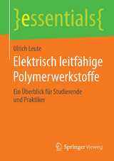 Elektrisch leitf&auml;hige Polymerwerkstoffe - Ulrich Leute
