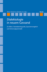 Dialektologie in neuem Gewand - 