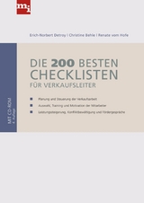 Die 200 besten Checklisten f&uuml;r Verkaufsleiter -  Christine Behle,  Erich-Norbert Detroy,  Renate vom Hofe