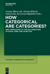 How Categorical are Categories? - 