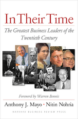 In Their Time - Anthony J. Mayo, Nitin Nohria