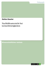 Nachhilfeunterricht bei Lernschwierigkeiten -  Stefan Dassler