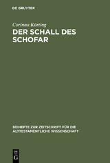 Der Schall des Schofar - Corinna K&ouml;rting