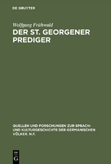 Der St. Georgener Prediger - Wolfgang Fr&uuml;hwald