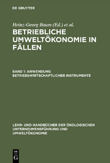 Anwendung betriebswirtschaftlicher Instrumente - 