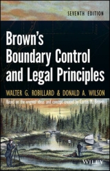 Brown's Boundary Control and Legal Principles - Robillard, Walter G.; Wilson, Donald A.