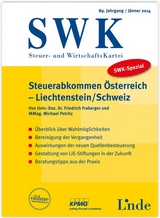 SWK-Spezial Steuerabkommen &Ouml;sterreich-Liechtenstein/Schweiz - Friedrich Fraberger, Michael Petritz