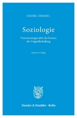 Soziologie. - Georg Simmel