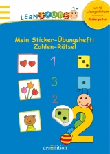 Lernraupe Mein Sticker-Übungsheft - Zahlen-Rätsel - 