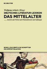 Das geistliche Schrifttum des Sp&auml;tmittelalters - 