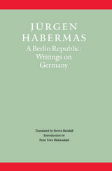 A Berlin Republic - J&uuml;rgen Habermas