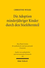 Die Adoption minderj&auml;hriger Kinder durch den Stiefelternteil - Christine Wilke