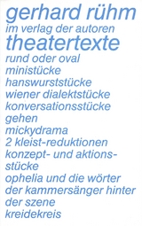 Theatertexte - Gerhard R&uuml;hm