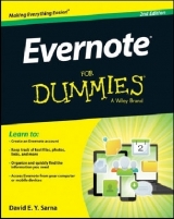 Evernote For Dummies - Sarna, David E. Y.