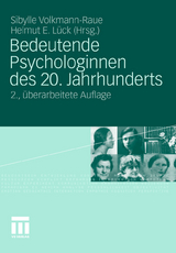 Bedeutende Psychologinnen des 20. Jahrhunderts - 
