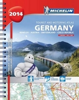 2014 Germany, Benelux, Austria, Switzerland, Czech Republic Road Atlas - Michelin