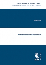 Rum&auml;nisches Insolvenzrecht - Adrian Rusu